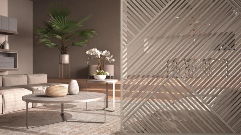 Un claustra ou une commode en menuiserie sur mesure transforme un int&eacute;rieur pr&egrave;s de M&eacute;ru